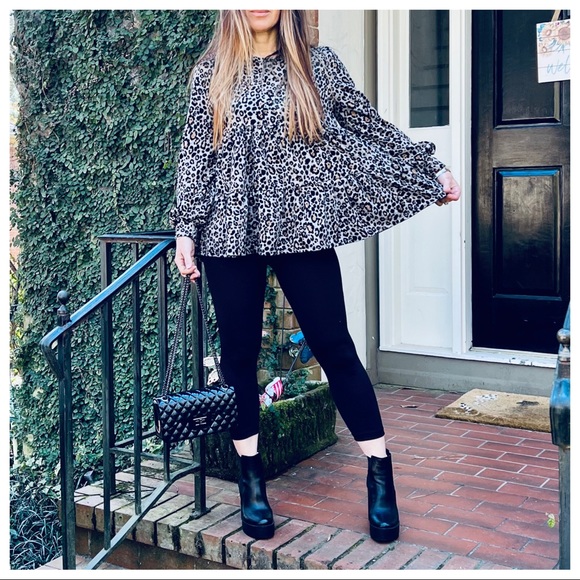 #30 Boho chic long sleeves tiered tunic top - Picture 6 of 7